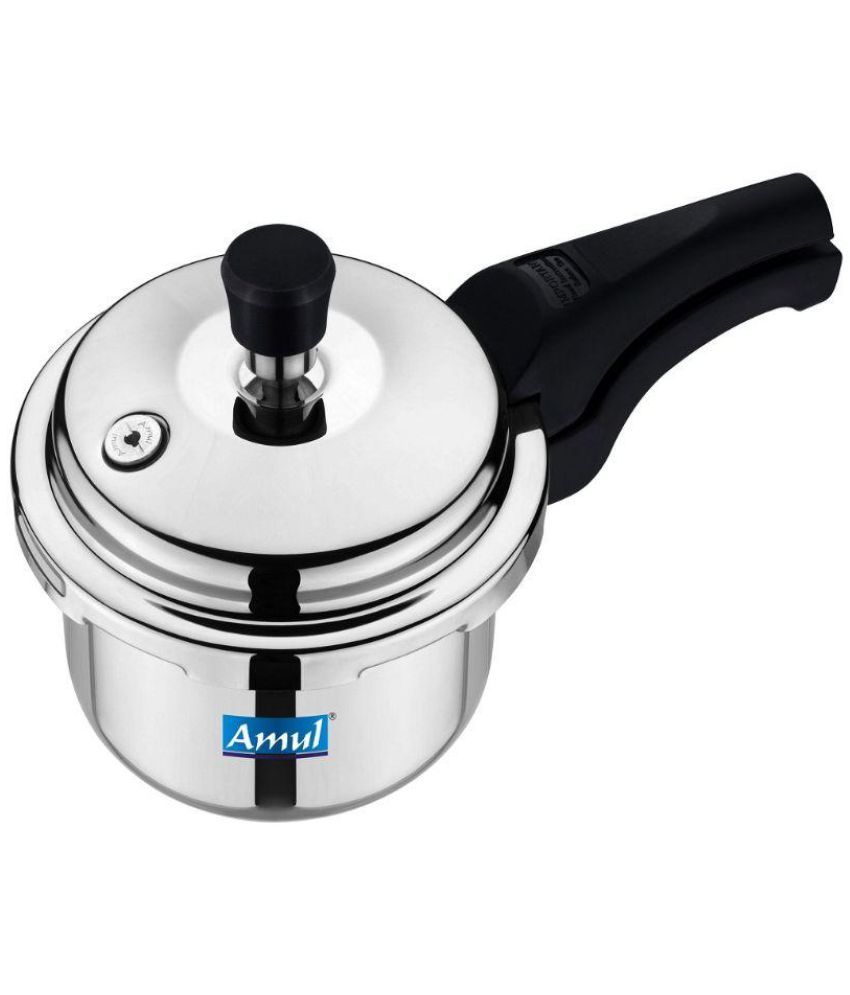 Amul Reliable 5 Ltrs Stainless Steel OuterLid Pressure Cooker Buy