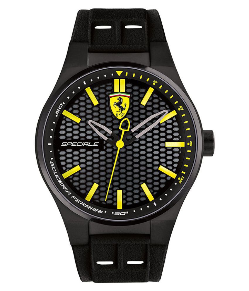 Scuderia Ferrari Black Analog Watch - Buy Scuderia Ferrari Black Analog ...