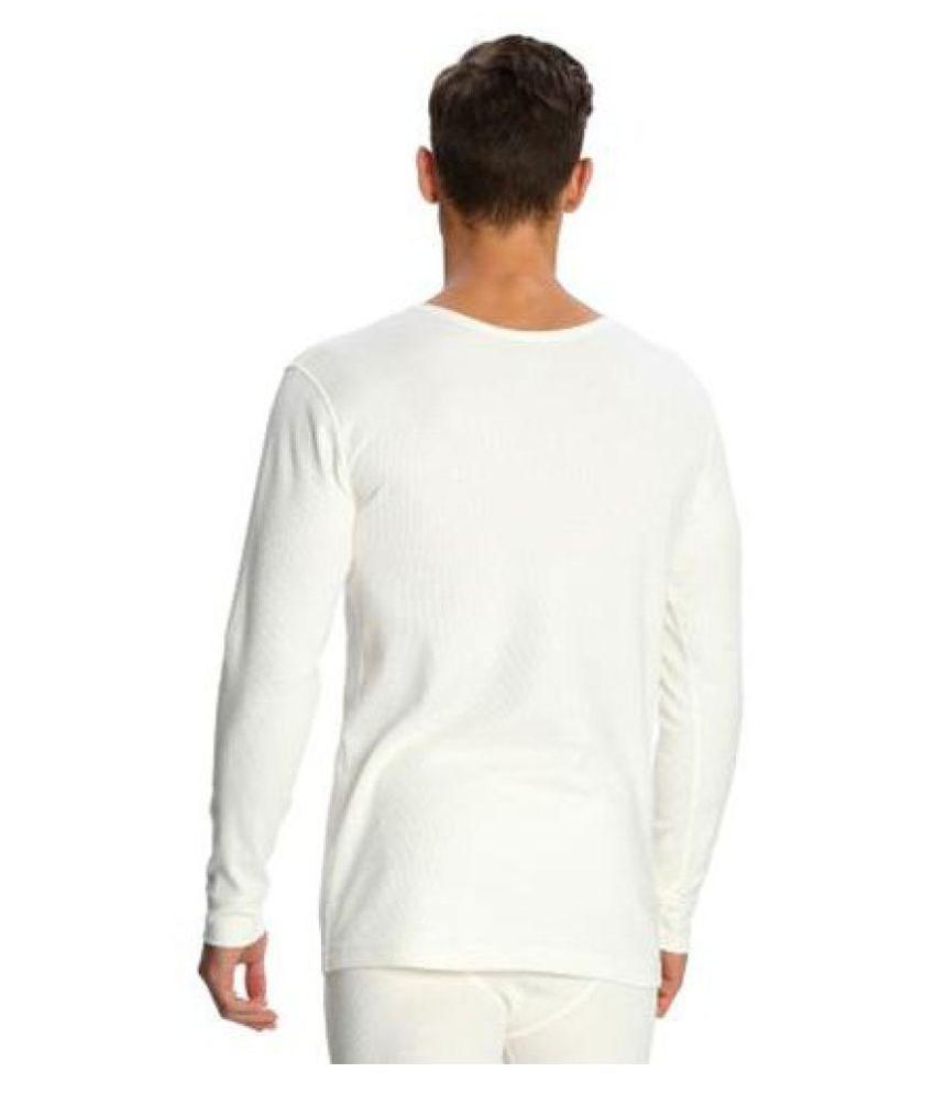 Jockey White Cotton Men's Thermal Tops ( Pack of 1 ) Buy Jockey