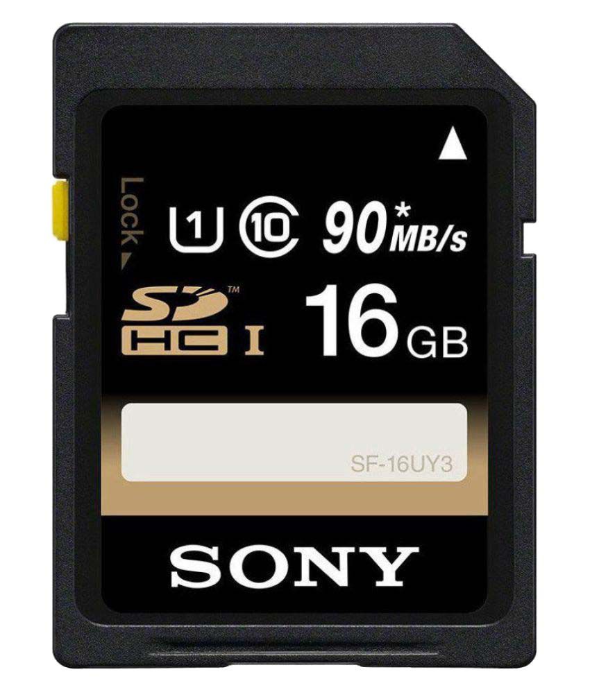     			Sony SF-16UY3 16 GB SDHC 10 90 mbps