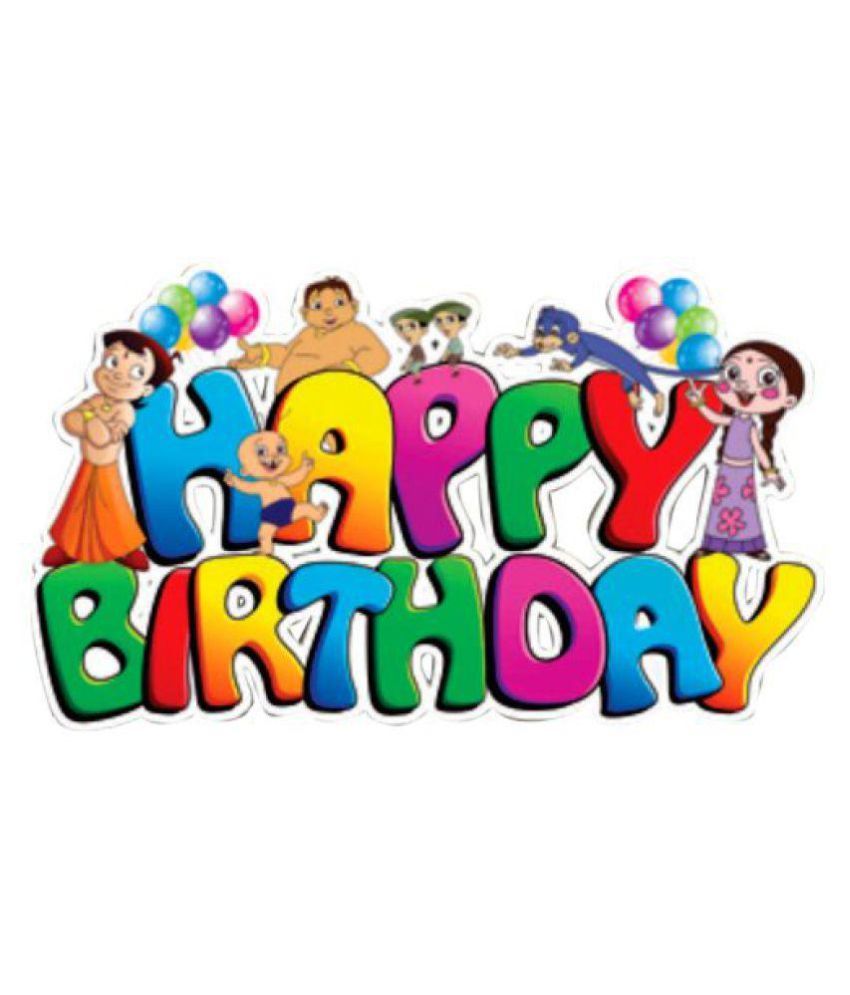 theme my party chhota bheem multi color happy birthday banner buy theme my party chhota bheem multi color happy birthday banner online at low price snapdeal theme my party chhota bheem multi color