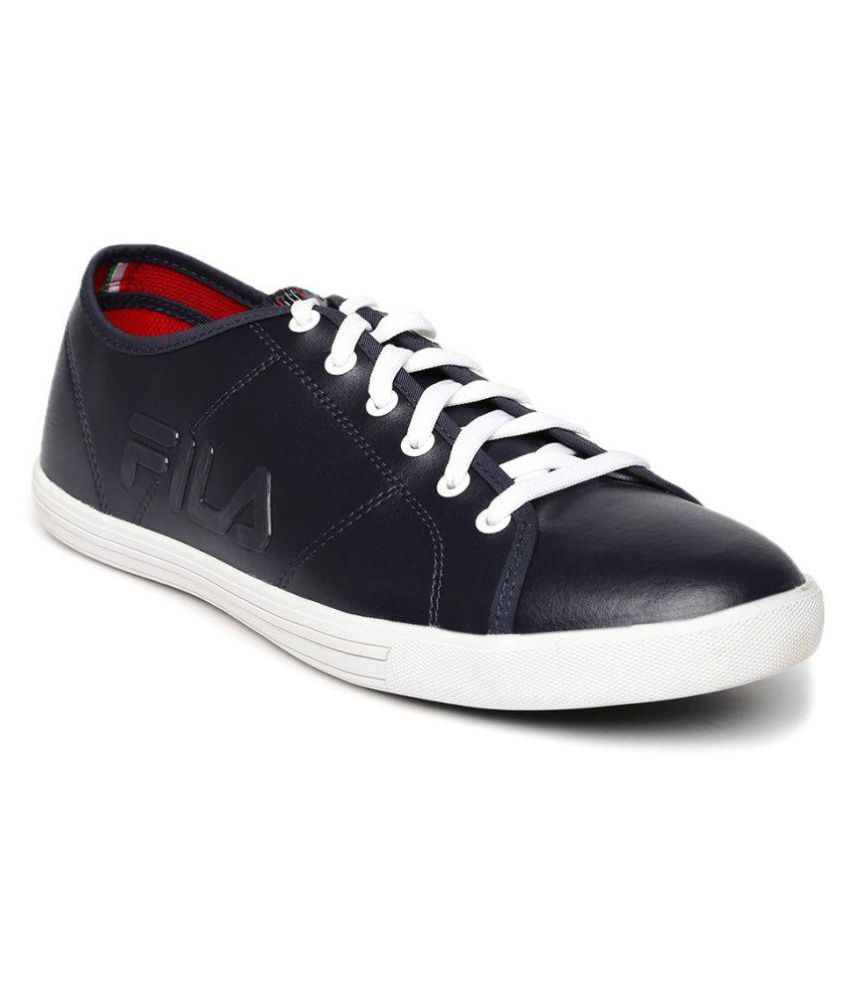 navy fila shoes