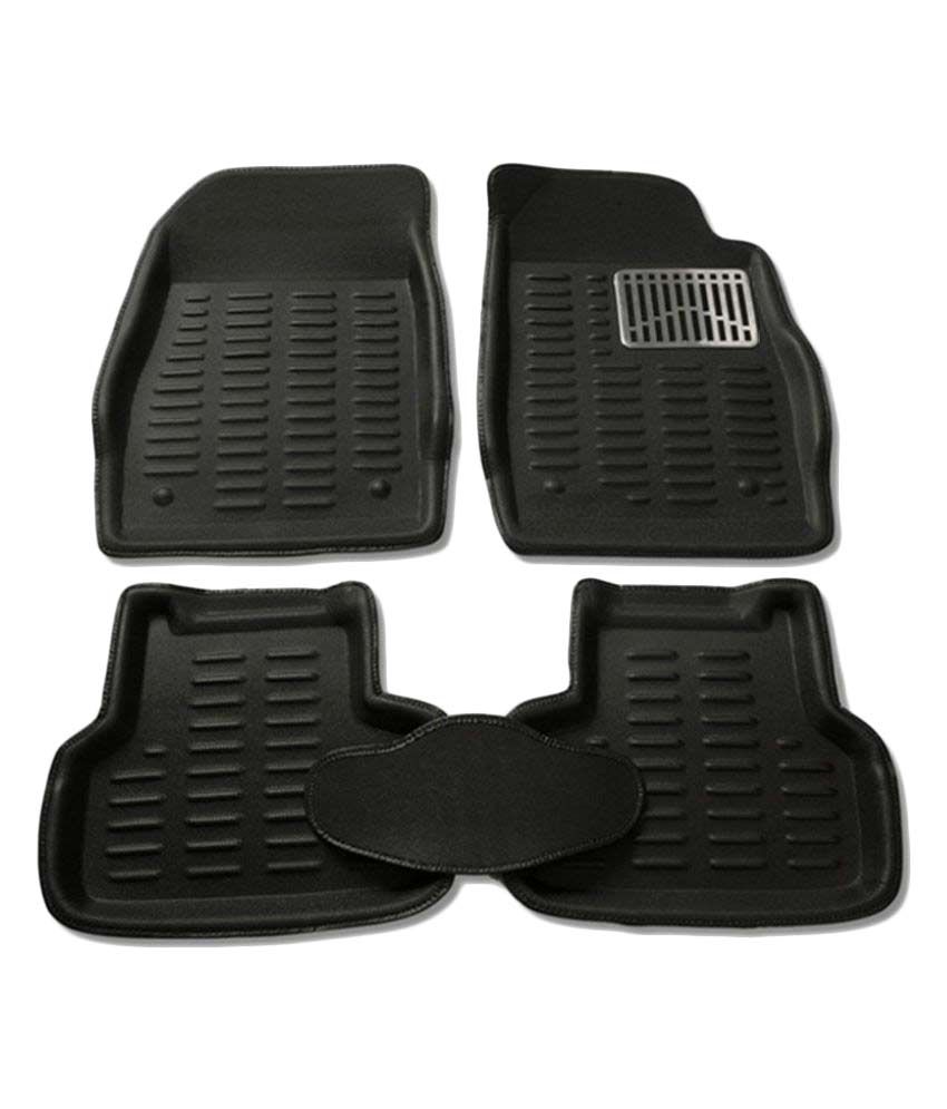 Kaaz 3D Plastic Car Foot Mats Set of 5 Black Buy Kaaz 3D Plastic Car