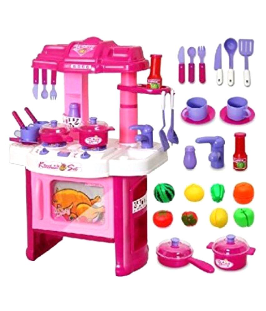 Om Big Kitchen Cook Set Toy Kids