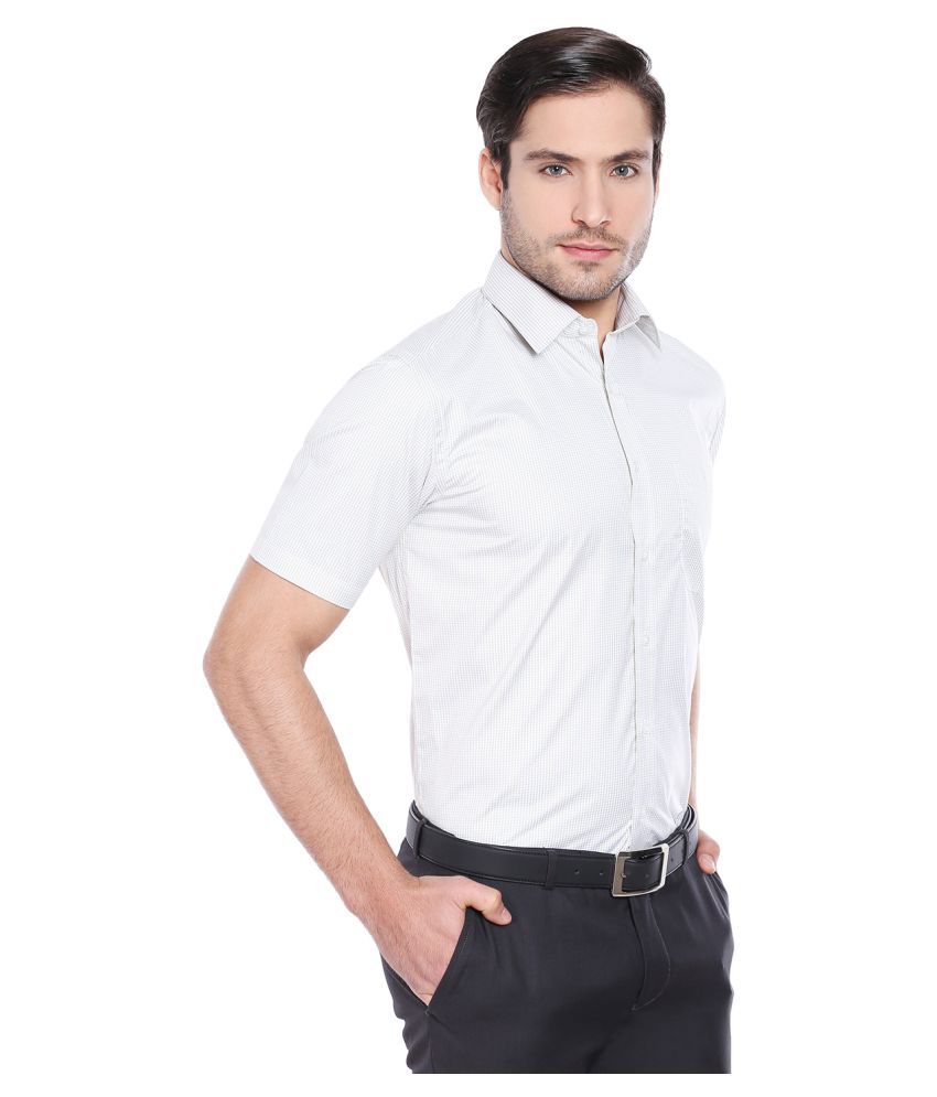 Oxemberg White Formal Slim Fit Shirt - Buy Oxemberg White Formal Slim ...
