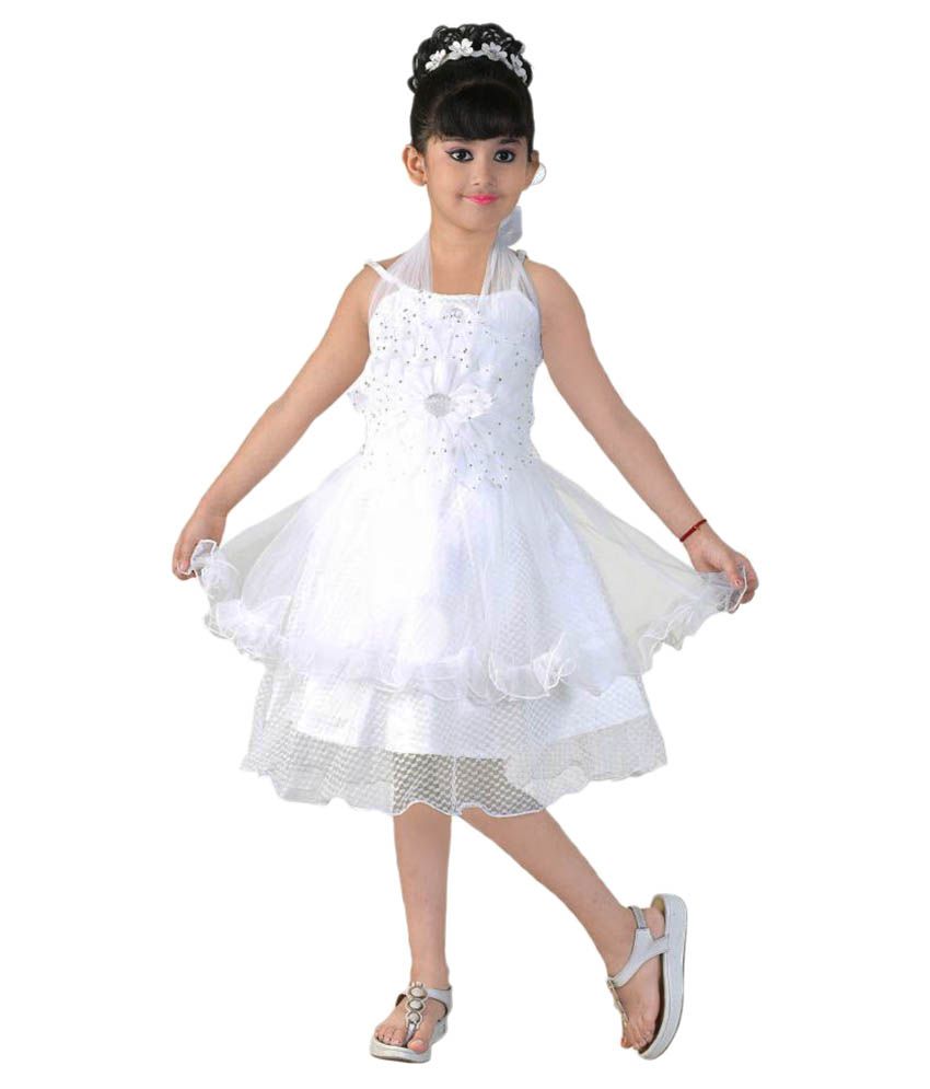 white frock net