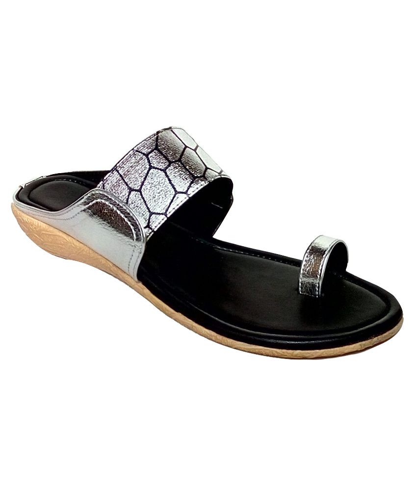 payless silver flats