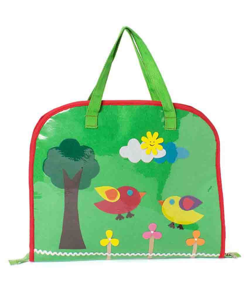 Lill Pumpkins Green Drawing Bag Lill Pumpkins Green Drawing Bag