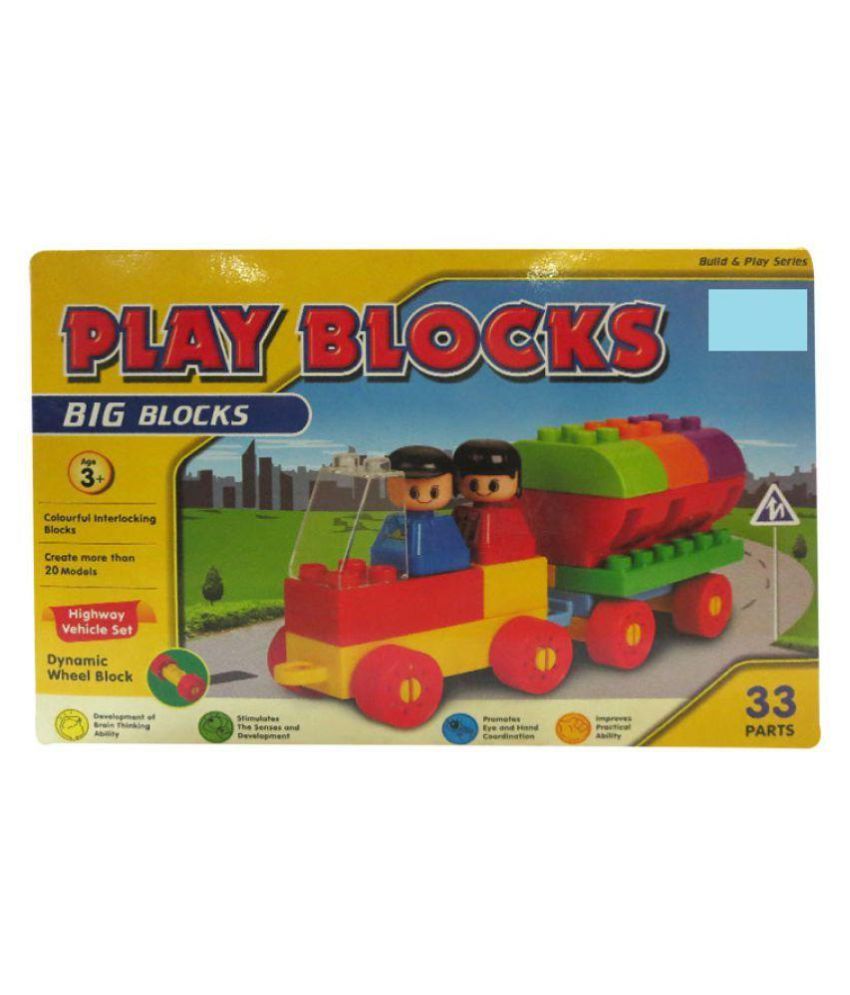 Little Genius Play Blocks Toys Highway Vehicle Set - Buy Little Genius ...