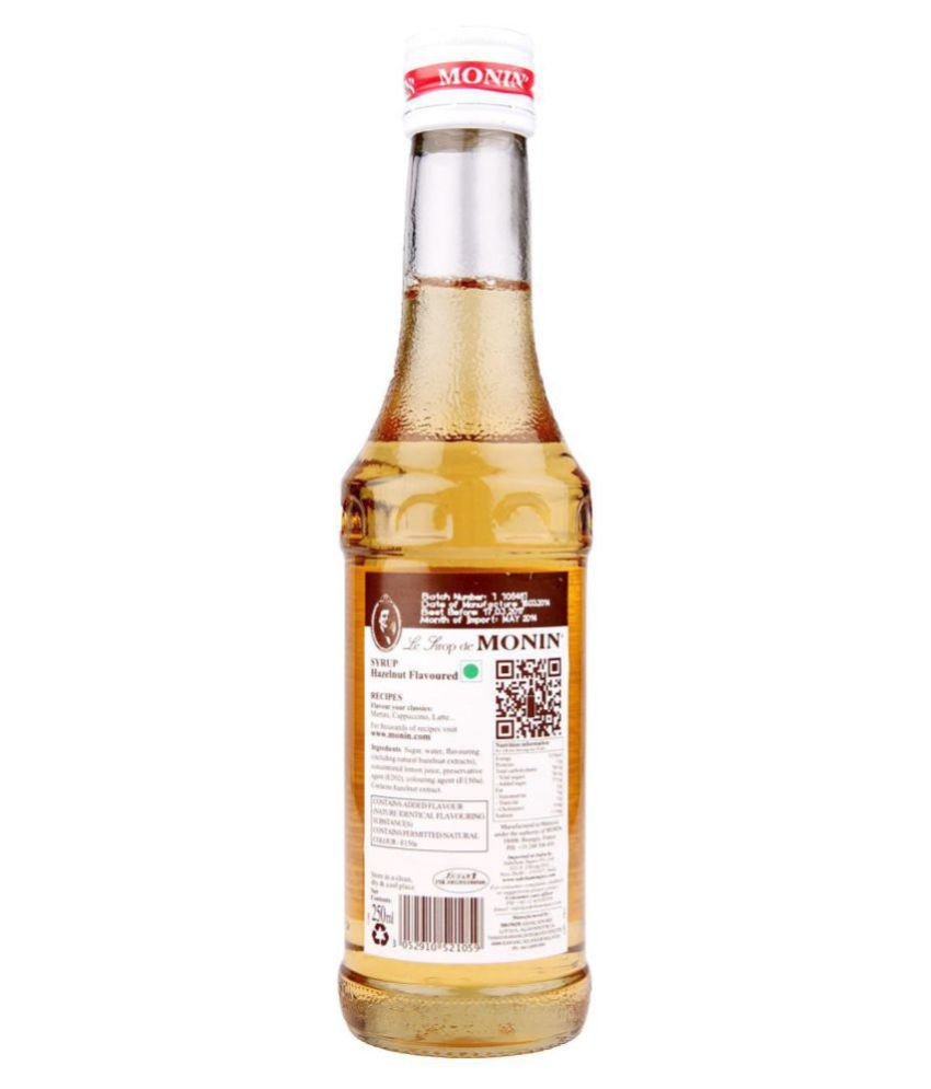 Monin Hazelnut Syrup 250 ml Buy Monin Hazelnut Syrup 250 ml at Best Prices in India Snapdeal