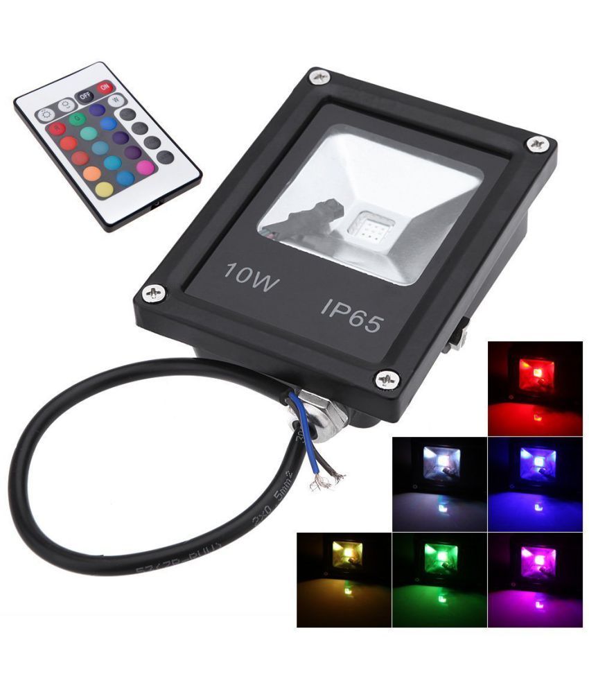 Glitz 10 10w Rgb Flood Light Ip65 For Outdoor Use