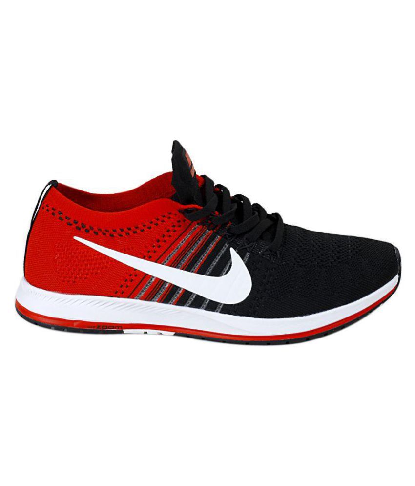 nike shoes red and black colour