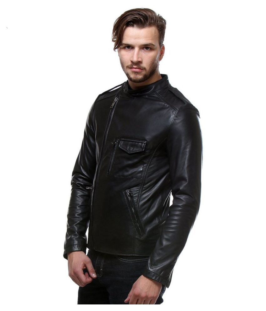 Bareskin Black Leather Jacket - Buy Bareskin Black Leather Jacket ...