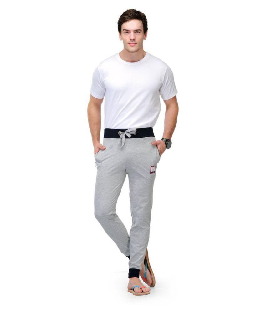 grey cotton joggers mens