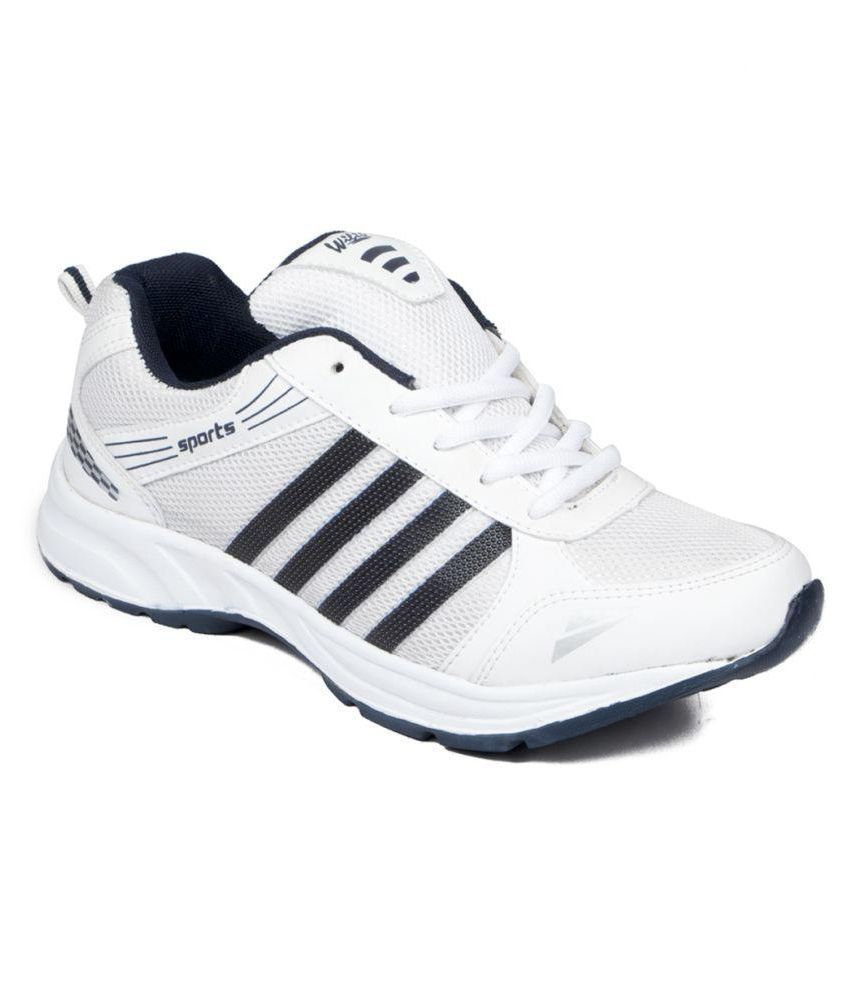 Buy ASIAN White Men's Sports Running Shoes Online at Best Price in India -  Snapdeal