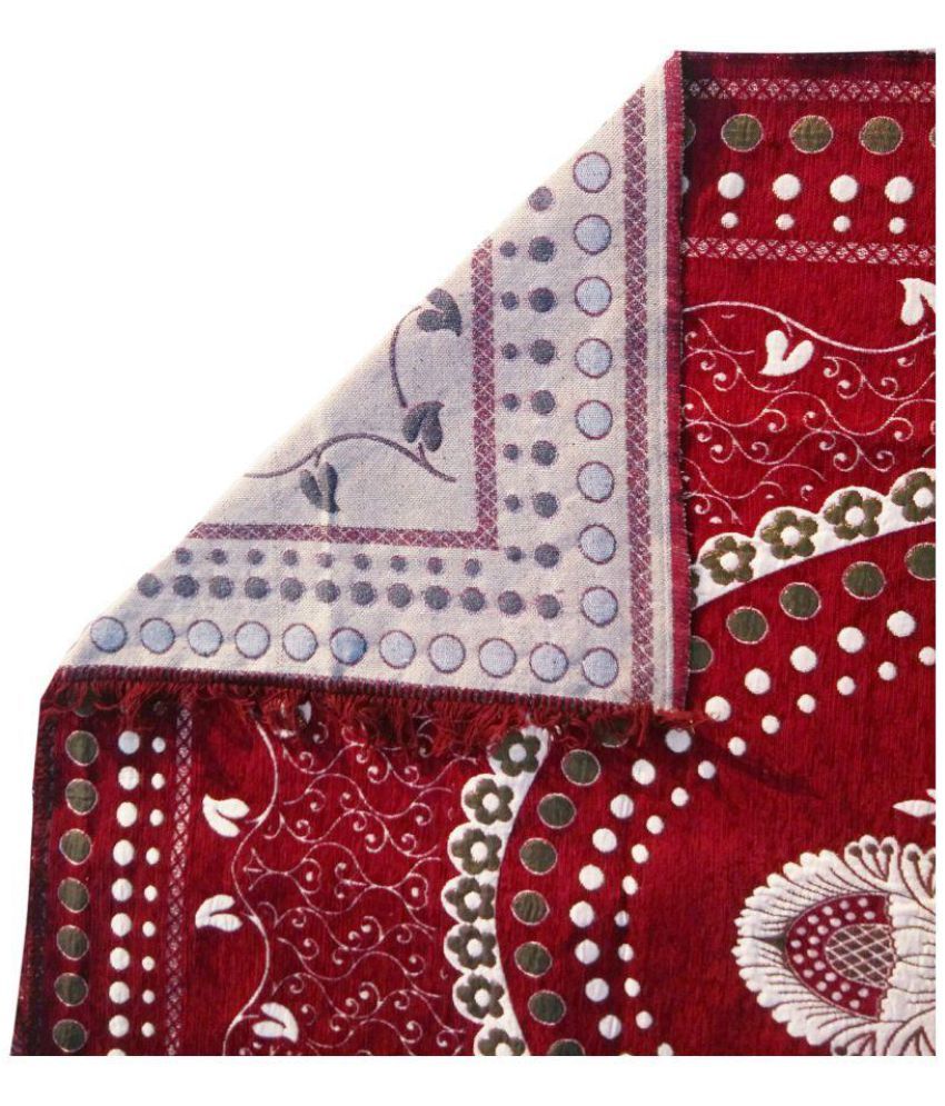 Mangal Multi Velvet Carpet Embroidery 4x6 Ft. Buy Mangal Multi Velvet