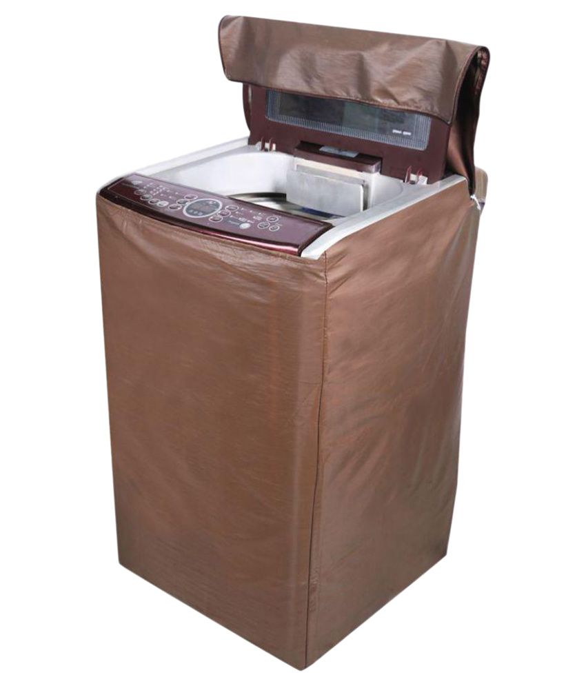     			E-Retailer Single PVC Plain Brown Top Load 5 KG To 8 KG Washing Machine Covers