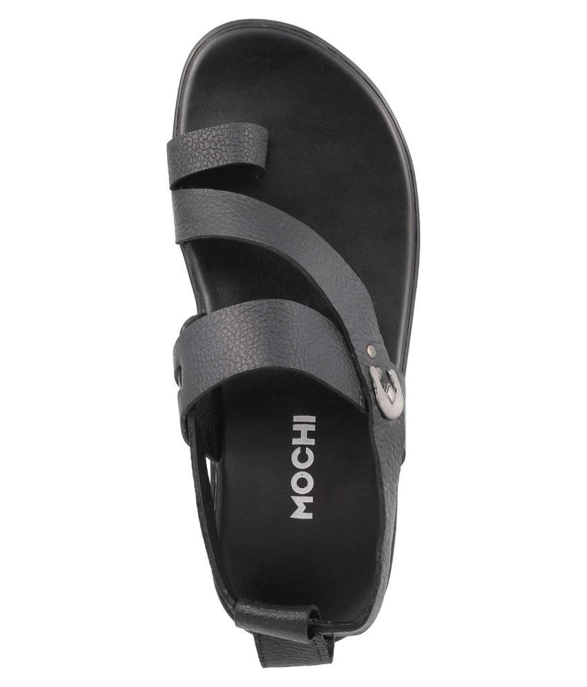 mochi black sandals