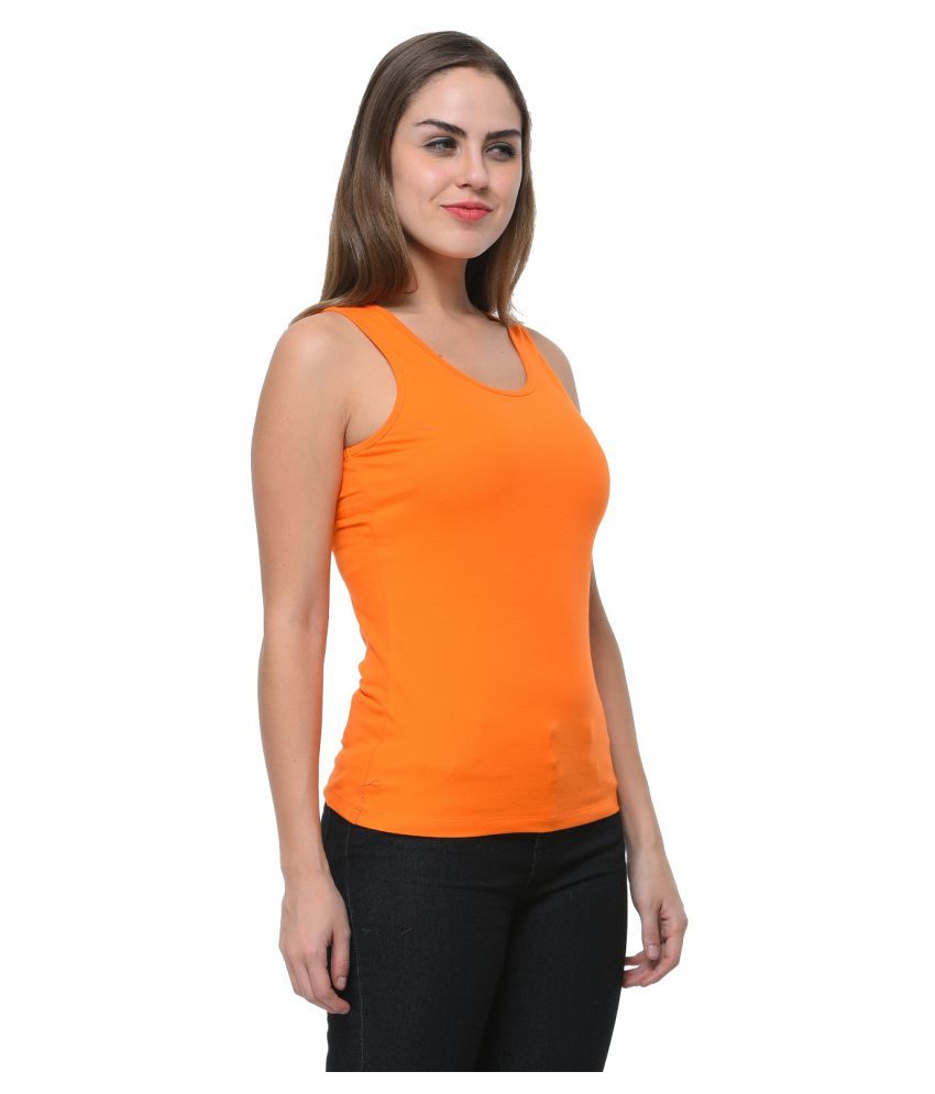 Frenchtrendz Cotton Lycra Tank Tops - Buy Frenchtrendz Cotton Lycra Tank Tops Online at Best 