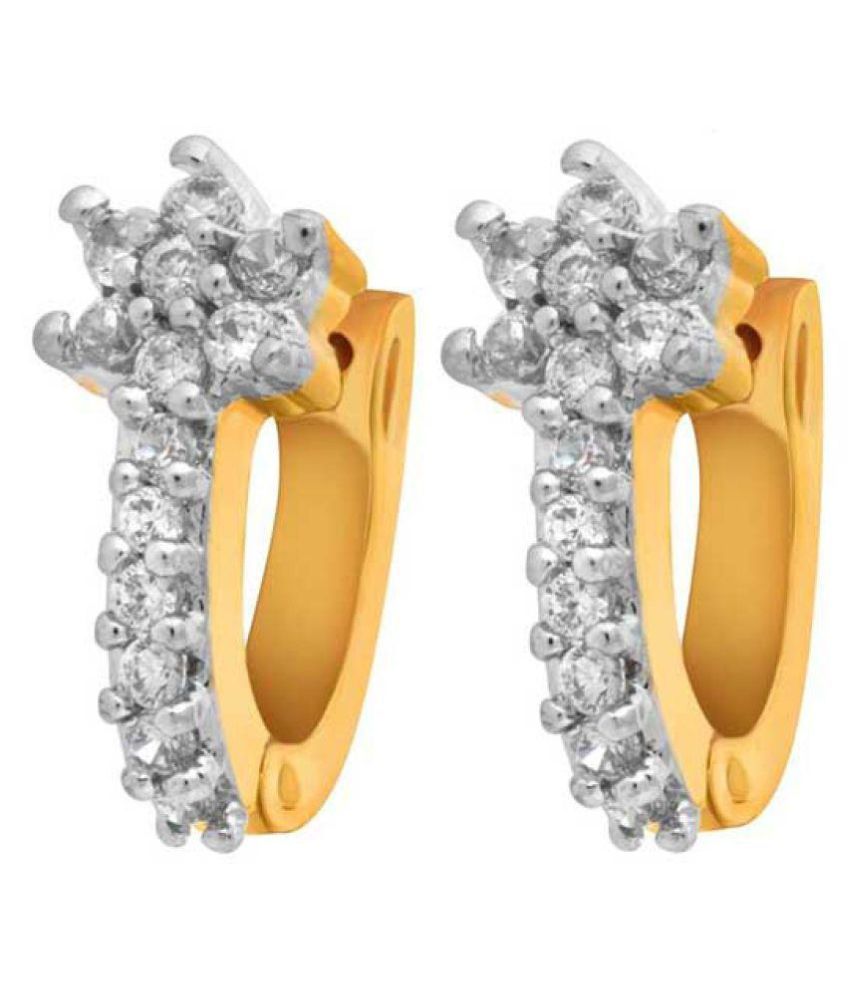 golden colour earrings online