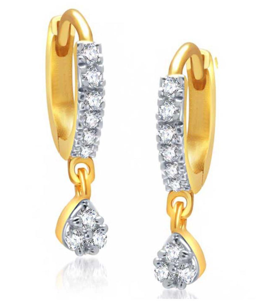 golden colour earrings online