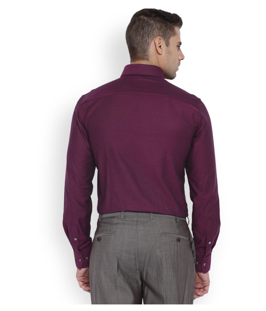 maroon formal shirt combination