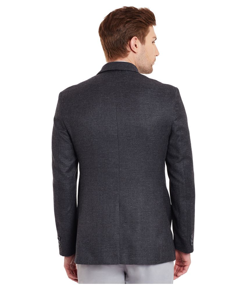 Envoy Black Solid Casual Blazers - Buy Envoy Black Solid Casual Blazers ...