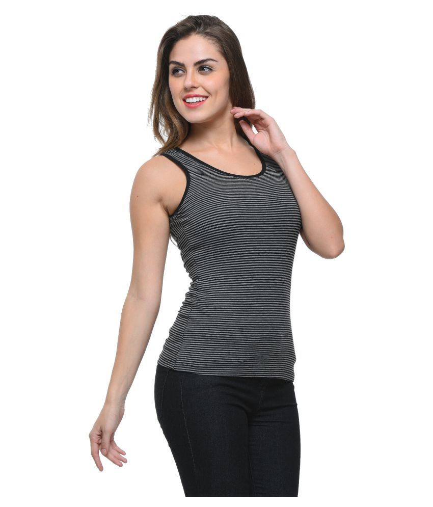 Frenchtrendz Cotton Lycra Tank Tops Buy Frenchtrendz Cotton Lycra