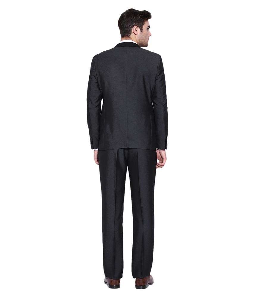 Blackberrys Black Solid Party Suit - Buy Blackberrys Black Solid Party ...