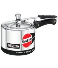 Hawkins Hevibase Aluminum Induction Model Pressure Cooker, 5 Litres