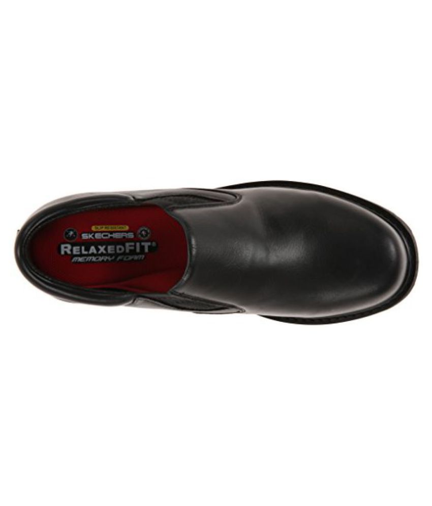 skechers for work men's 77046 cottonwood goddard twin gore slip on