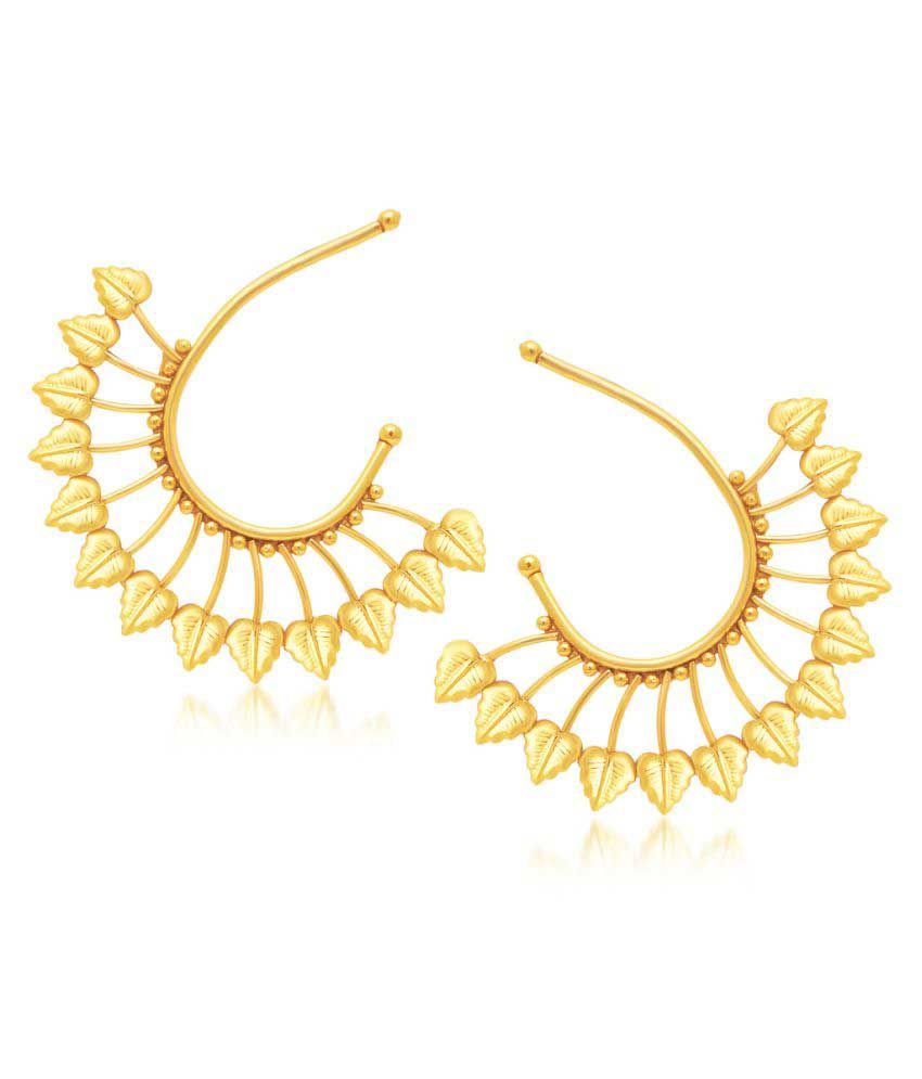 Sukkhi Golden EarCuffs Buy Sukkhi Golden EarCuffs Online at Best