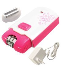 Jm 2 in 1 Ladies Woman Hair Remover Cordless Shaver Trimmer With Epilator-58 Foil Shaver ( Multicolour )