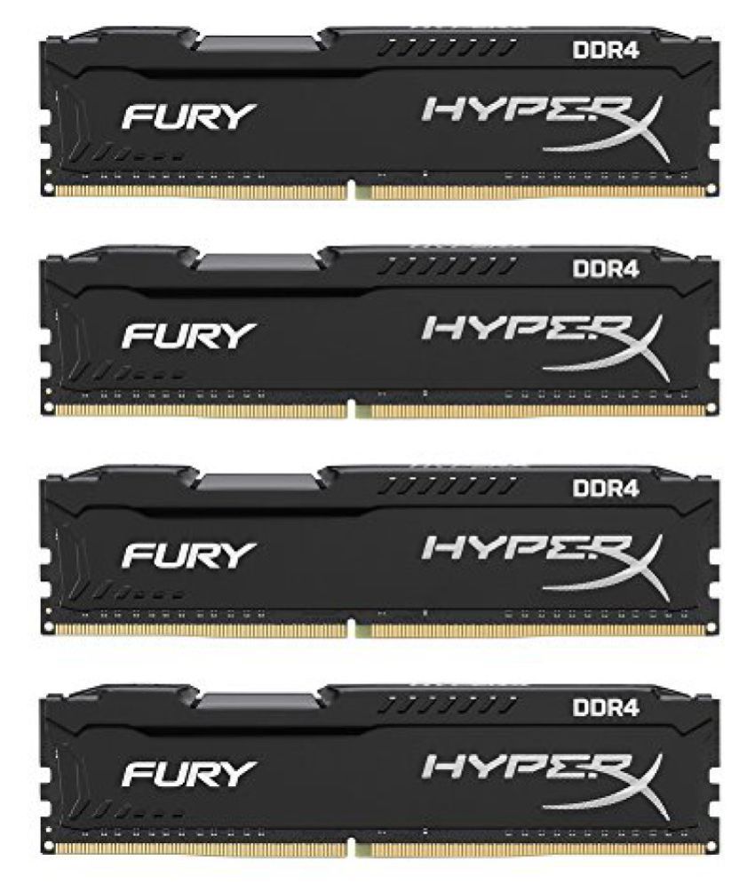 16gb Hyperx Fury Schwarz Ddr4 2133 Dimm Cl14 Dual Kit Kingston Technology HyperX FURY Black 64 GB Kit 2133 MHz CL14 DIMM DDR4