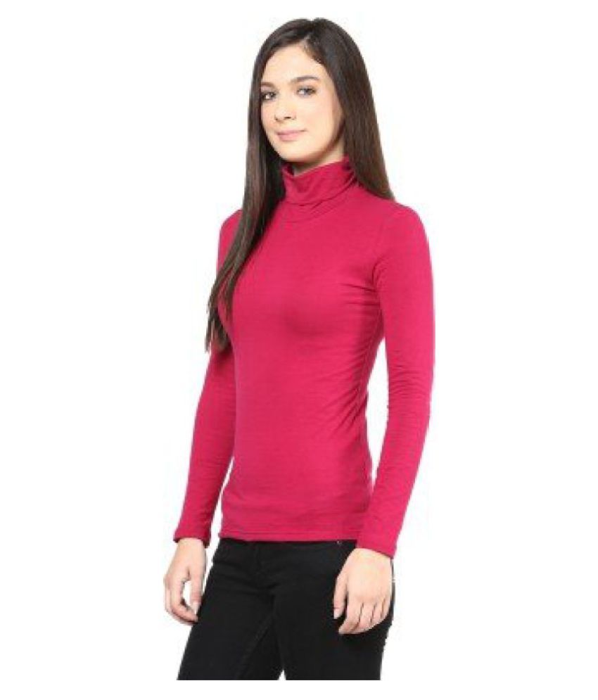 high neck t shirt for womens india