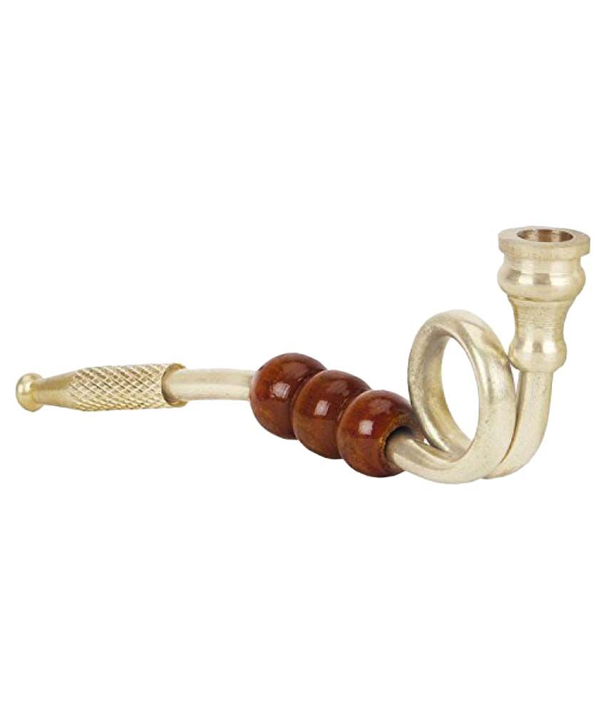 Sifaat International Brass Antique Finish Cigar Pipe: Buy Sifaat ...