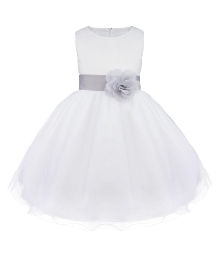 short frock white colour