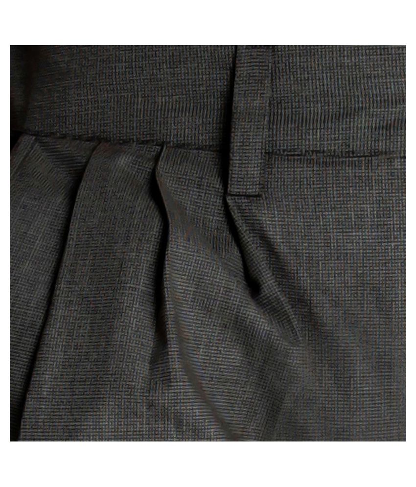 pleated formal trousers