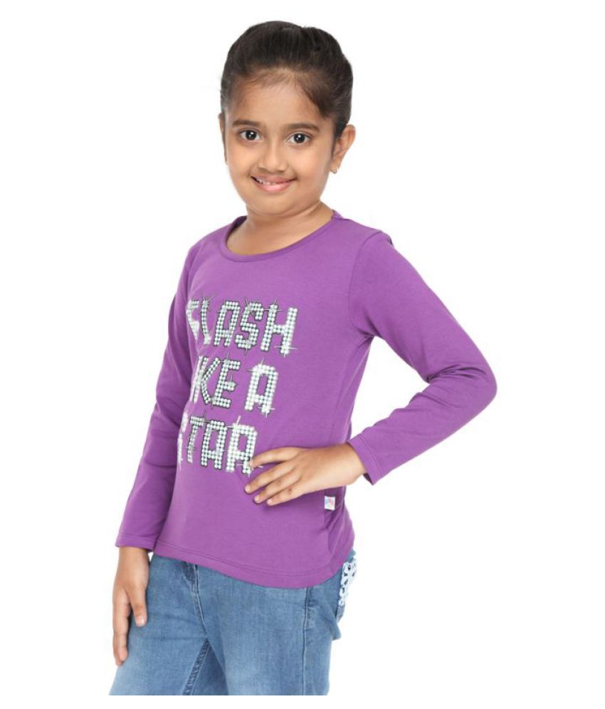 purple tshirts women