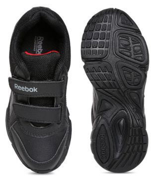 reebok school shoes black online
