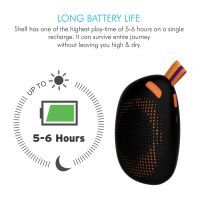 Portronics Shell Bluetooth Speaker - Black