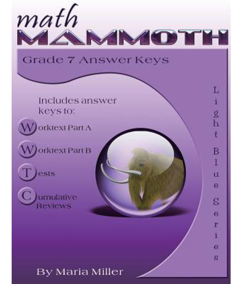Math Mammoth Grade 7 Answer Keys Buy Math Mammoth Grade 7 Answer Keys Online at Low Price in