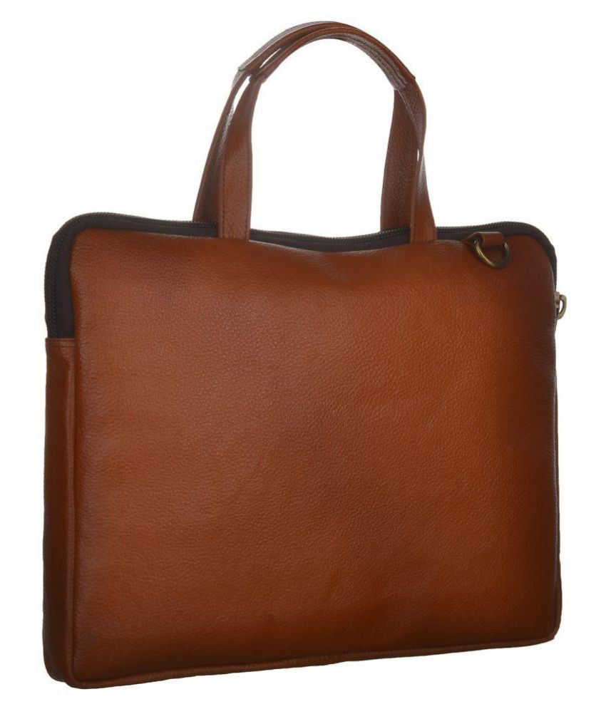 Estores Tan Leather Office Bag Buy Estores Tan Leather Office Bag