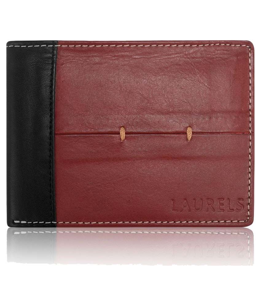     			Laurels Leather Multi Formal Regular Wallet