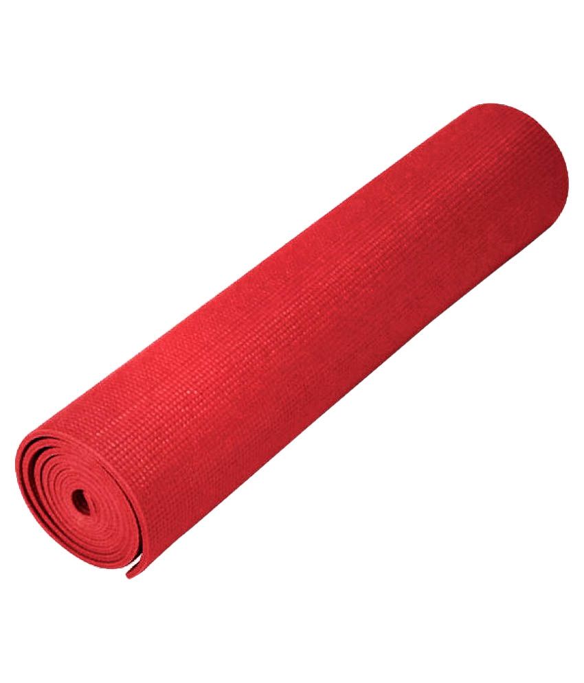 Skyfitness Red Yoga Mat 4mm Buy Online at Best Price on Snapdeal