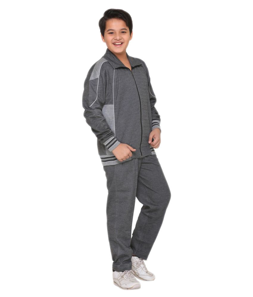 baggy grey tracksuit