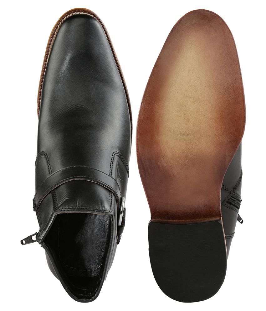 Shoe Bazar Black Formal Boot - Buy Shoe Bazar Black Formal Boot Online ...