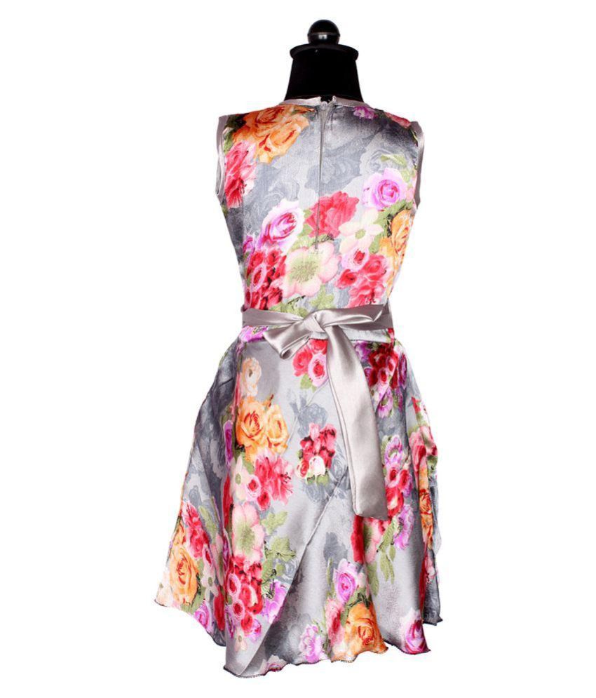 satin full frock