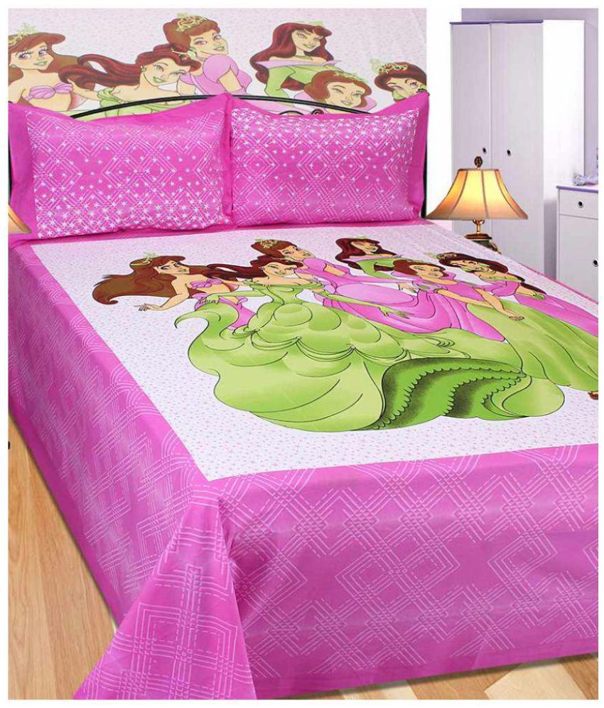     			Jaipuri Bedsheet Double Cotton Bed Sheet