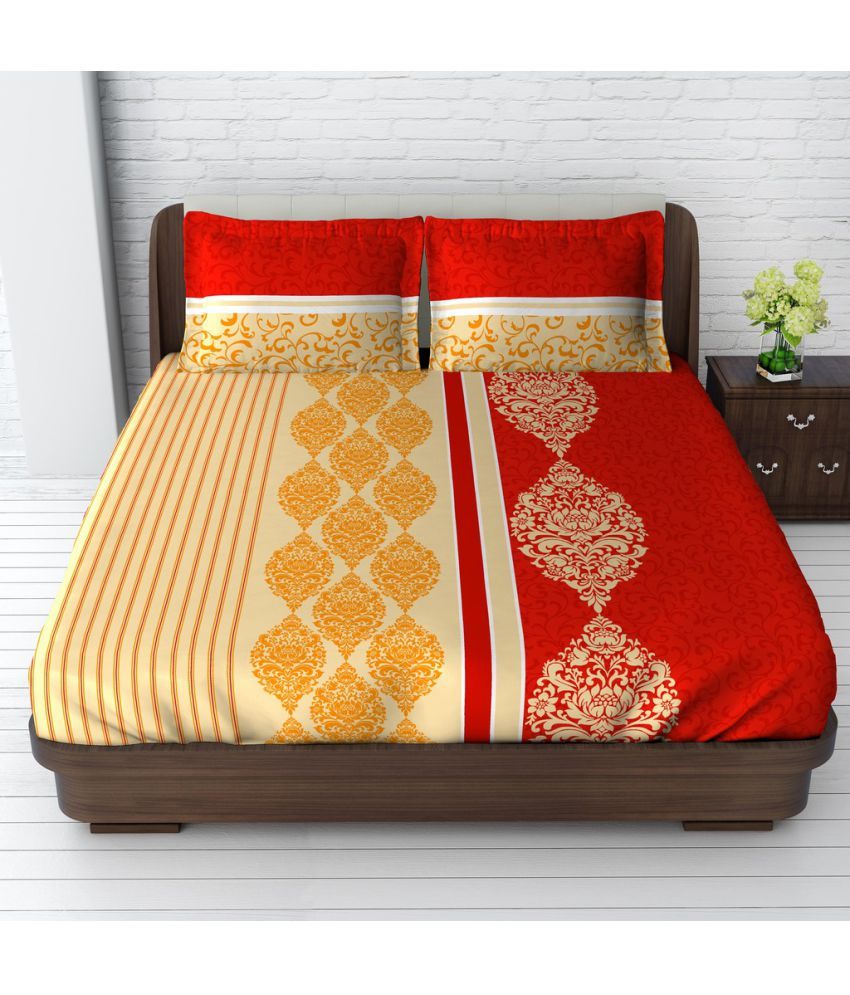 Tangerine Double Cotton Multi Contemporary Bedding Set Set of 8 Buy